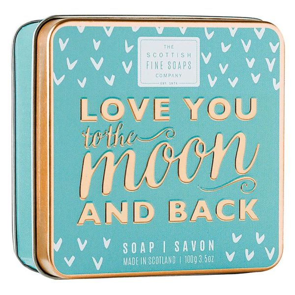 The Scottish Savon en Boîte - Love You To The Moon And Back - 100g - Douceur et Soin pour la Peau