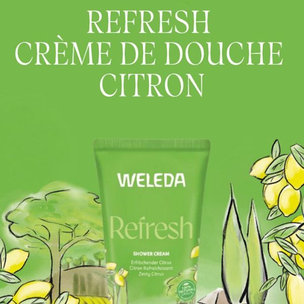 Weleda Crème de Douche Refresh Citron Rafraîchissant - 200ml