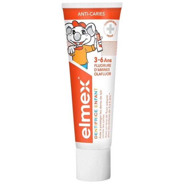 Elmex Dentifrice Enfant 3 à 6 ans 50 ml