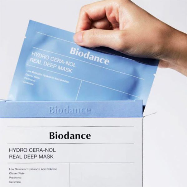 Biodance Hydro Cera-Nol Real Deep Mask - 4x34g - Masque Ultra-Hydratant et Renforçateur de Barrière