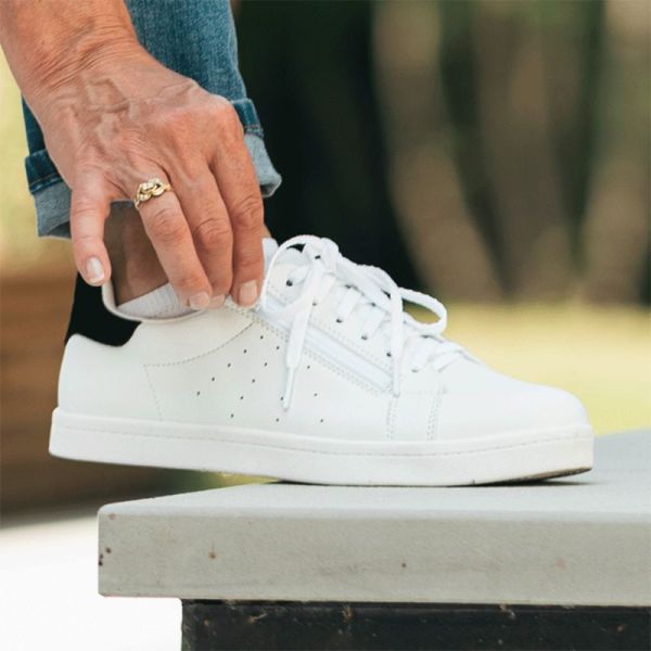 Donjoy Stanley Blanc - Chaussures Thérapeutiques Mixte Pieds Déformés et Hallux Valgus