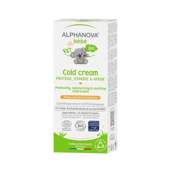 Alphanova Bébé Cold Cream Bio 50 ml