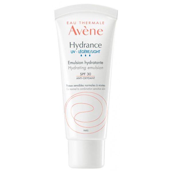 Avène Hydrance UV Légère Émulsion Hydratante SPF30 - 40 ml - Peau fraîche, souple et protégée
