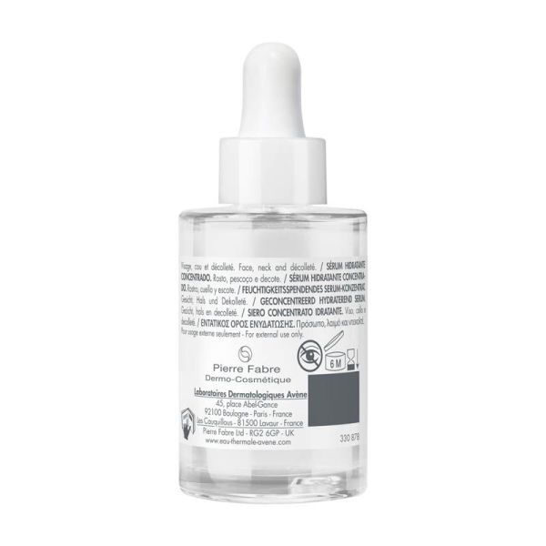 Avène Hydrance Boost Sérum Concentré Hydratant - 30 ml - Hydrate intensément et ravive l’éclat