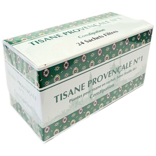 Tisane Provençale N°1 Constipation - 24 sachets - Constipation occasionnelle