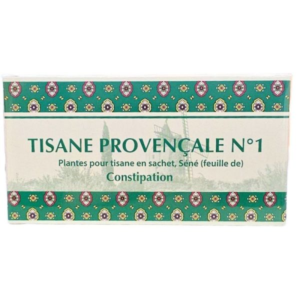 Tisane Provençale N°1 Constipation - 24 sachets - Constipation occasionnelle