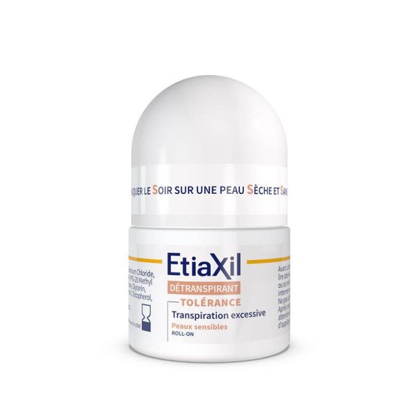Etiaxil Roll-On Détranspirant Transpiration Excessive - Peaux Sensibles Confort+ - 2 x 50 ml