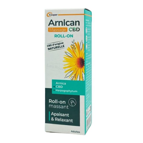 Cooper Arnican Massage CBD Roll-on 50 ml - Gel de massage apaisant et relaxant pour articulations et muscles
