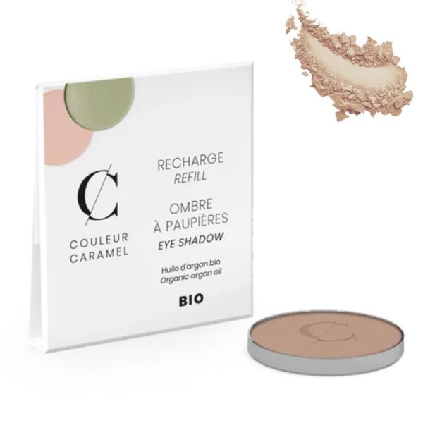 Couleur Caramel Me, myself & I Notting Hill Recharge Ombre à Paupières N°176 Beige Taupe Tartan Mat