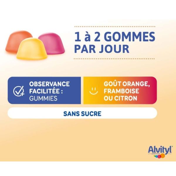 Alvityl Gummies Énergie Physique & Mentale - 50 Gummies
