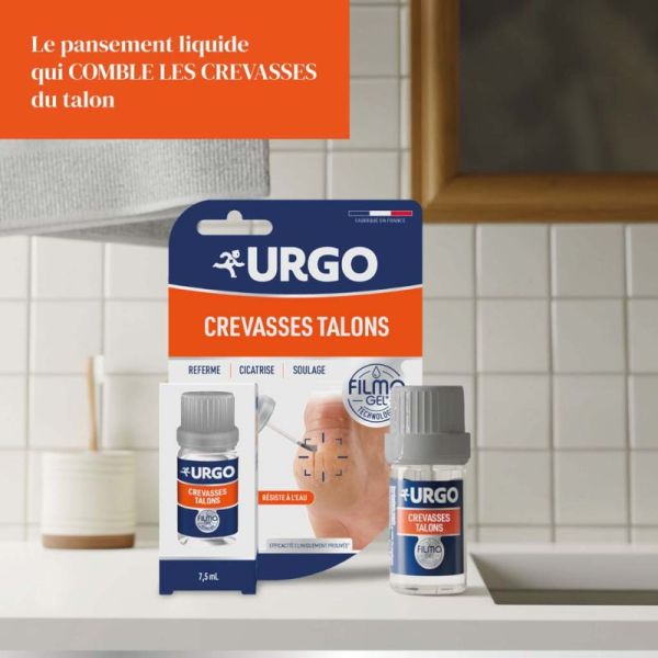 Urgo Filmogel Crevasses Talons - Soulage La Douleur Des Crevasses Aux Talons - 7,5 ml
