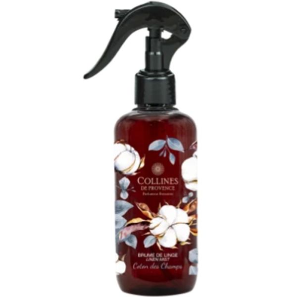 Collines de Provence Brume de linge Coton des Champs 250ml – Senteur fraîcheur