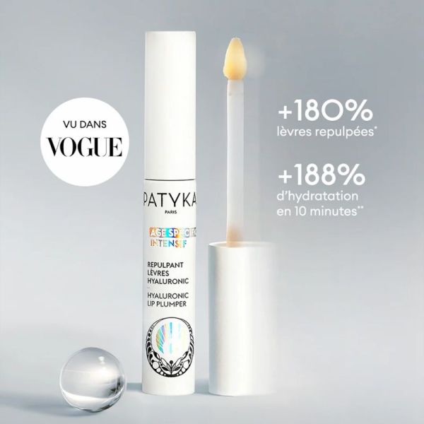 Patyka Age Specific Intensif Repulpant Lèvres Hyaluronic Bio 7ml – Repulpe et lisse