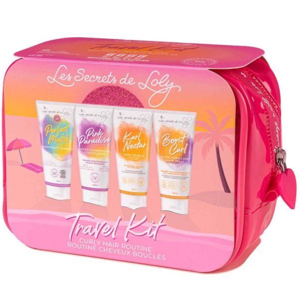 Les Secrets De Loly Trousse Cheveux Bouclés Format Voyage – Routine complète