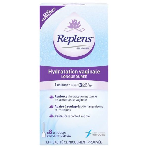 Replens Gel Vaginal 8 Applicateurs