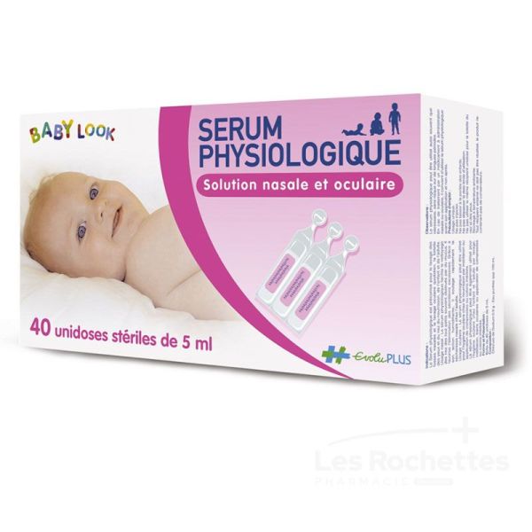 Babylook Sérum Physiologique Doses 40 x 5 ml