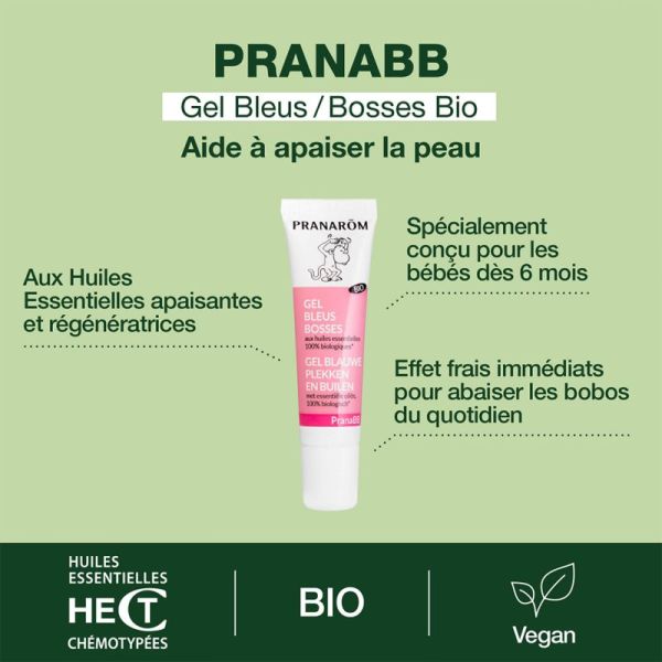 Pranarôm PranaBB Gel Bleus-Bosses Bio 15ml – Apaisement et effet frais