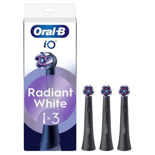 Oral-B iO Radiant White 3 Brossettes De Rechange – Blancheur et éclat