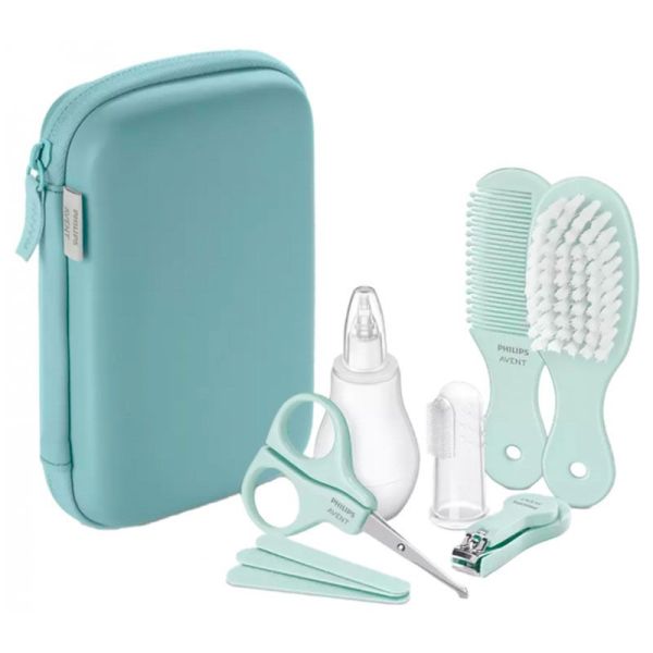 Avent Trousse de Soin pour Bébé - Essentiels de Soin Bébé - Couleur Bleu - 1 trousse