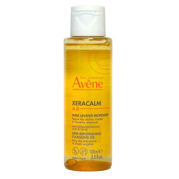 Avène XeraCalm AD Huile Lavante Relipidante - 100 ml - Anti-démangeaisons et apaisante