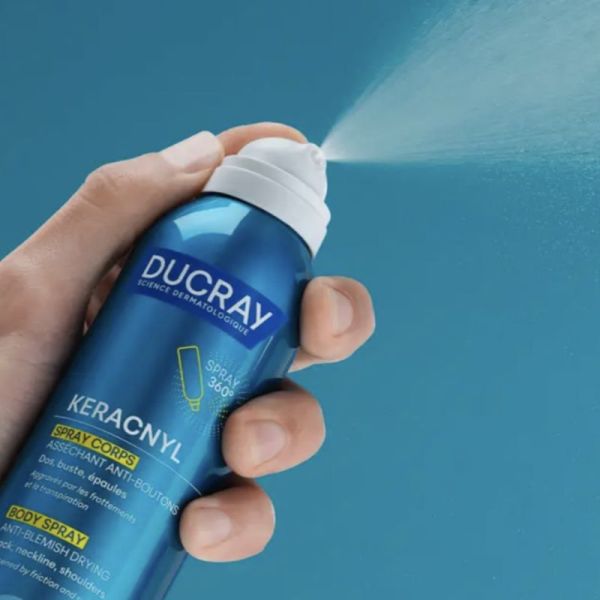 Ducray Keracnyl Spray Corps Asséchant Anti-Boutons 150ml – Réparation et fermeté