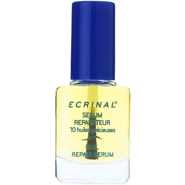 Ecrinal Sérum Réparateur aux 10 Huiles Précieuses Ongles - 10ml - Nourrit, répare et fortifie