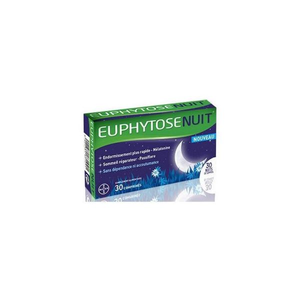 Bayer Euphytose Nuit 30 comprimés