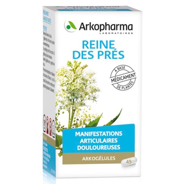 Arkopharma Arkogélule Reine des Près - 45 gélules - Favorise l’élimination et apaise les articulations
