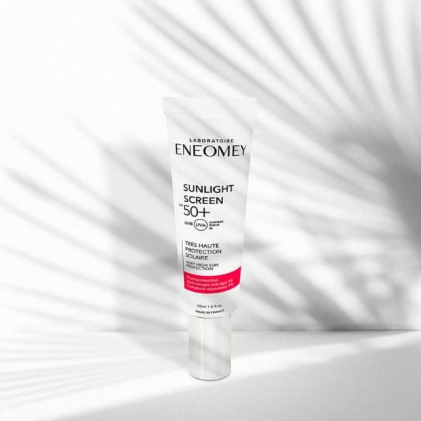 Eneomey Sunlight Screen - Crème Solaire SPF 50+ 50 ml - Anti UVA/UVB Infrarouge et Lumière Bleue