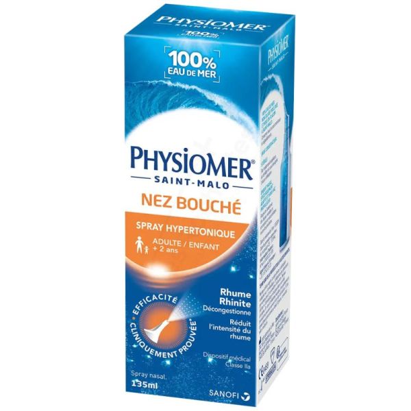 Physiomer Spray Hypertonique Nez 135ml – Nez bouché