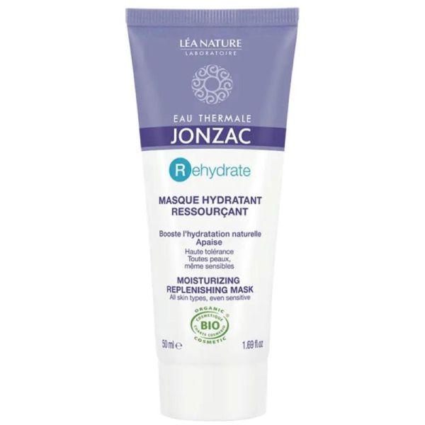 Eau Thermale Jonzac REhydrate Masque Hydratant Ressourçant Bio - 50 ml - Hydrate, apaise et redonne éclat à la peau