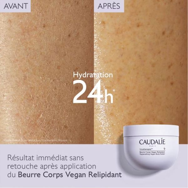 Caudalie Vinotherapist Beurre Corps Vegan Relipidant 250ml – Nutrition et confort