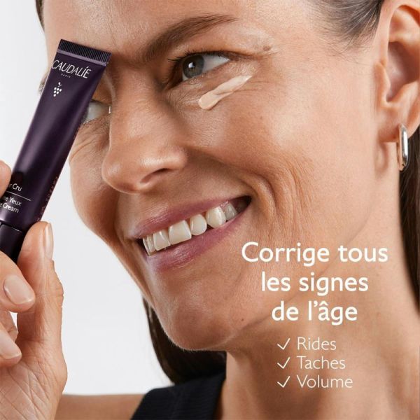 Caudalie Premier Cru La Crème Yeux 15ml – Anti-âge global et éclat du regard