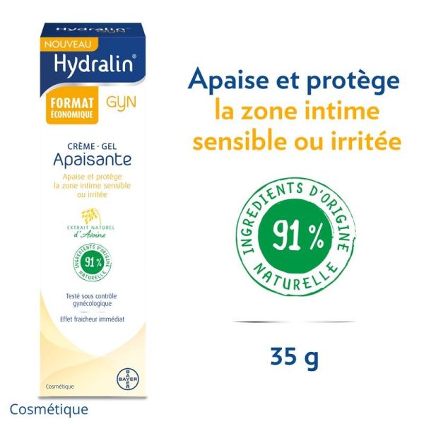 Hydralin Gyn - Crème-Gel Intime Apaisant - 35g