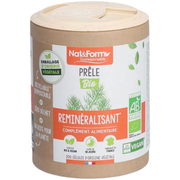 Nat&Form Prêle Bio - Reminéralisation, souplesse articulaire et beauté naturelle