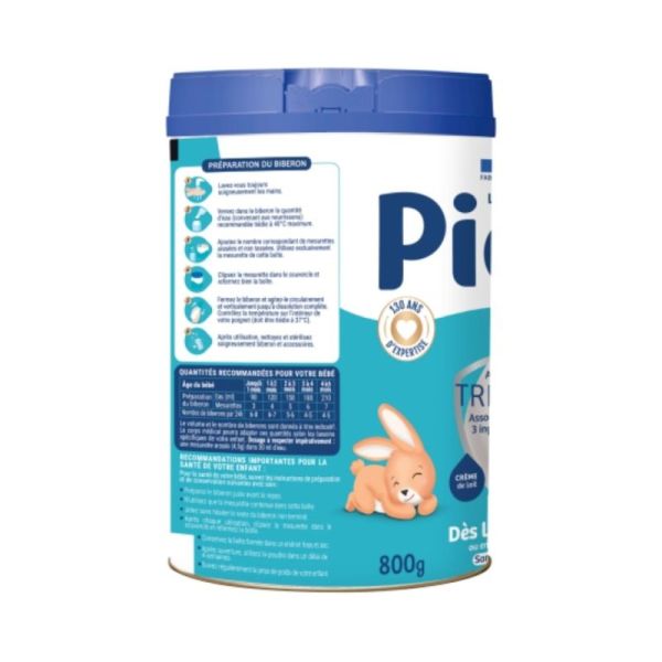 Picot TriLacta 1er âge (0-6 mois) Lait en Poudre 800g - Répond aux besoins nutritionnels des nourrissons