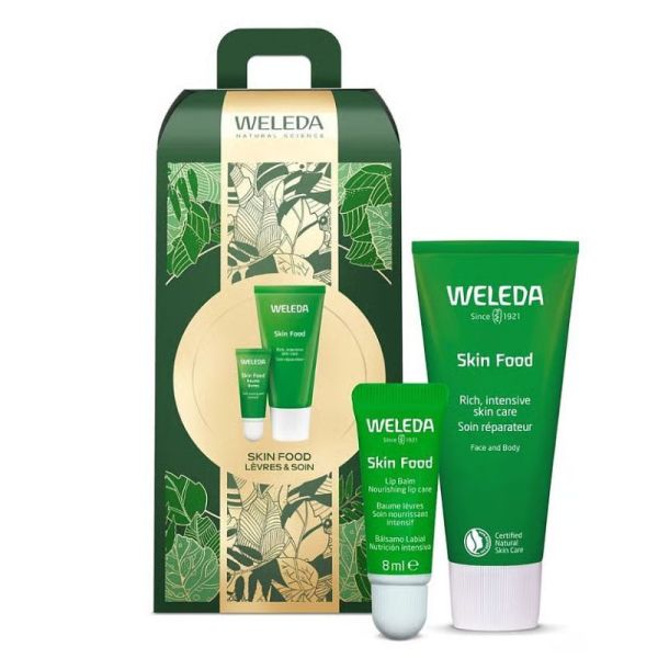 Weleda Skin Food Coffret Hiver 2025 Soin Réparateur Corps 30ml & Baume à Lèvre 8ml