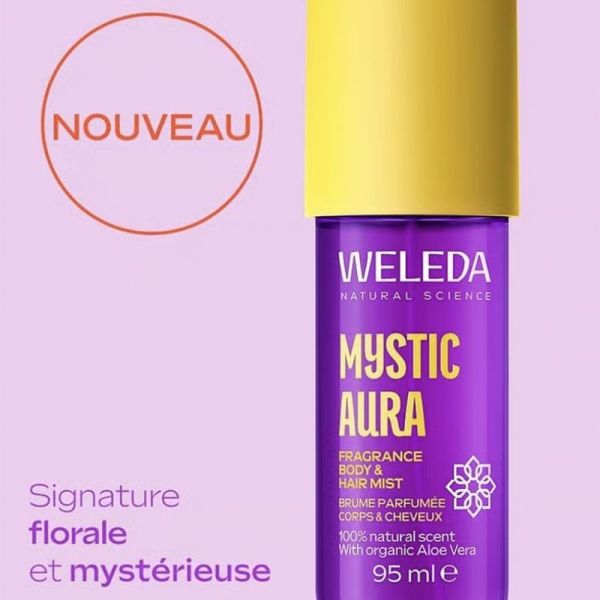 Weleda Brume Parfumée Corps & Cheveux Mystic Aura 95ml – Signature chaude et mystérieuse