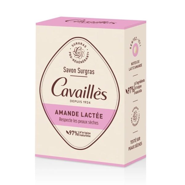 Rogé Cavaillès Savon Surgras Amande Lactée Peaux Sèches - 100g