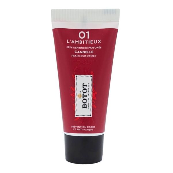 Botot 01 L'Ambitieux Pâte dentifrice parfumée 25 ml - Cannelle, prévention caries et anti-plaque