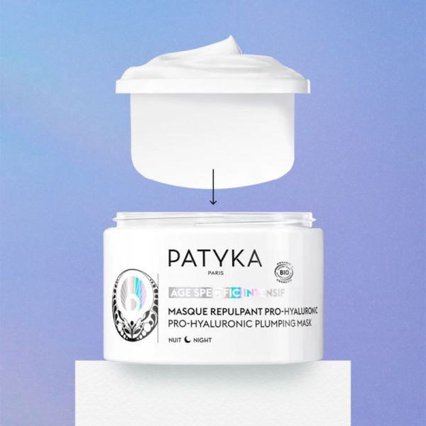 Patyka Age Specific Intensif Masque Repulpant Pro-Hyaluronique Bio Recharge 50ml – Repulpe et lisse les rides