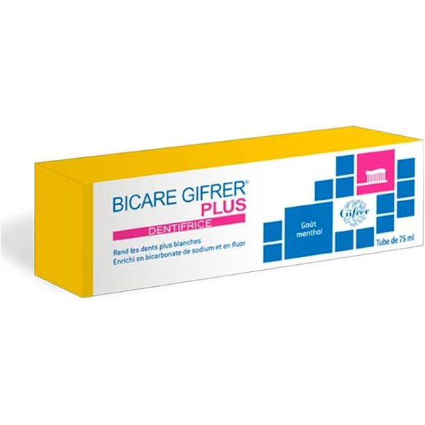 Gifrer Bicare Plus Dentifrice Gencives Sensibles - 75ml - Protection des gencives sensibles