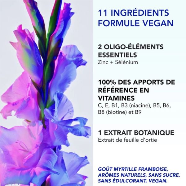 Phyto Phytophanere Effervescent Cheveux & Ongles - 30 comprimés effervescents - Force, croissance et volume
