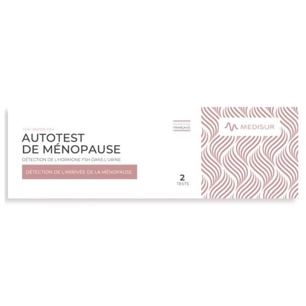 Medisur Autotest Ménopause Détection de l'Hormone FSH - 2 Autotests