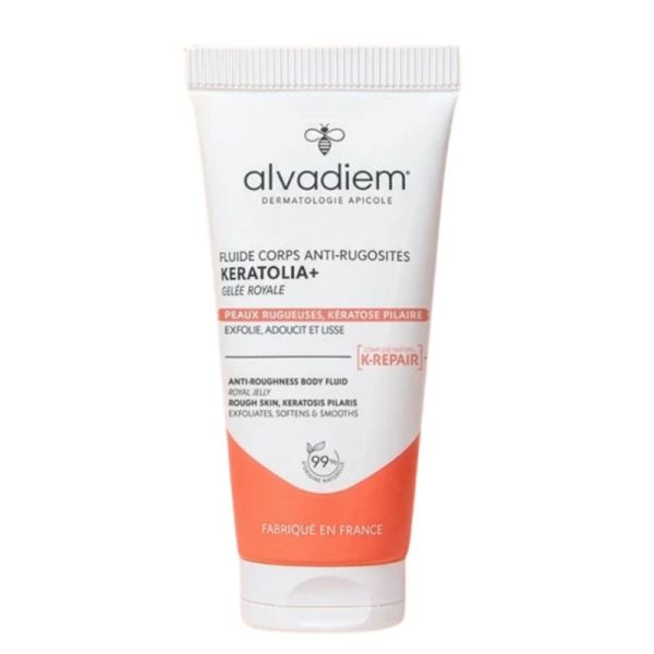Alvadiem Keratolia+ Fluide Corps Anti-Rugosités 75 ml - Lisse et apaise la peau