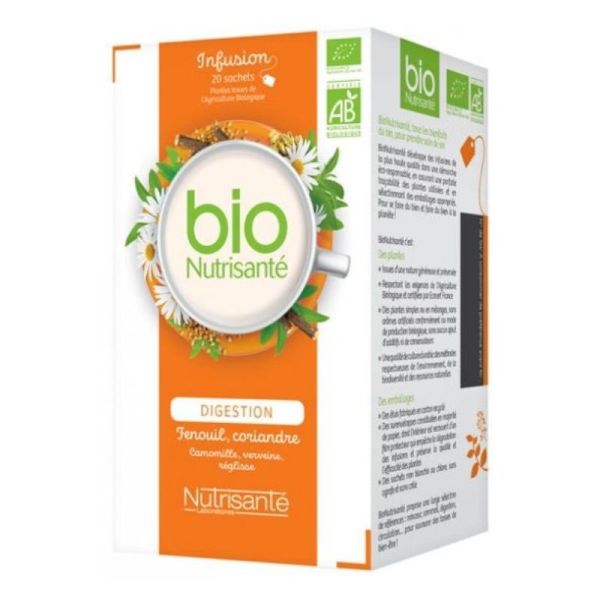 Nutrisanté Infusion Digestion Bio - 20 Sachets