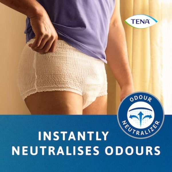 TENA ProSkin Pants Plus - Taille XS - 14 Protections - Fuites Urinaires Modérées à Fortes