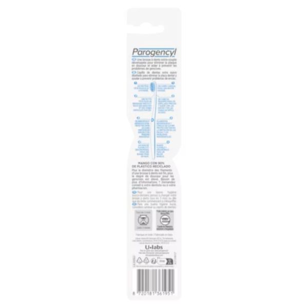 Parogencyl Brosse à dents Parodontie Extra-Souple 0,15mm 1 pièce - Elimination douce de la plaque et protection des gencives sensibles