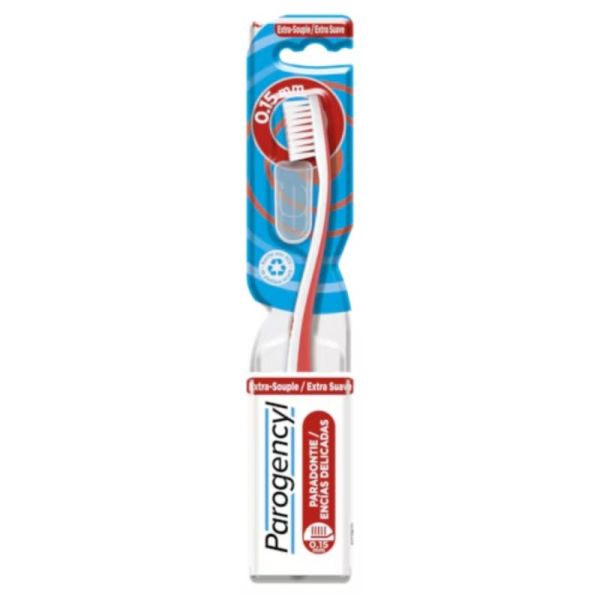 Parogencyl Brosse à dents Parodontie Extra-Souple 0,15mm 1 pièce - Elimination douce de la plaque et protection des gencives sensibles