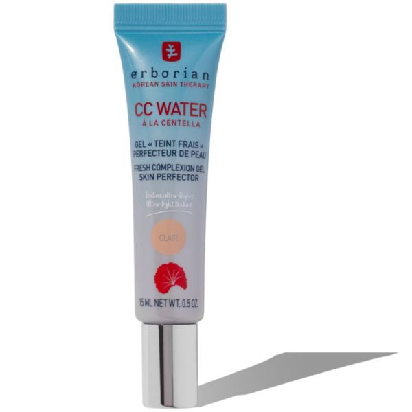Erborian CC Water à la Centella Gel Teint Frais 15ml Teinte Clair – Soin teinté à l'acide hyaluronique